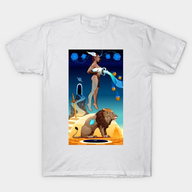 Leo Aquarius T-Shirt by ddraw